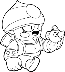 Dessin brawl stars grand format. Coloriages Brawl Stars Colt Mortis Leon Bartaba Penny Spike Corbac