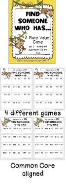 Find Someone Who Has Set 2 Adding And Subtracting 10s And 100s Teaching Math Second Grade Math Elementary Math
