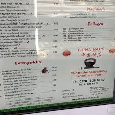 Sollten sie eine reservierung aufgeben oder etwas bestellen wollen, nehmen sie unbedingt direkten telefonischen kontakt, während unseren öffnungszeiten, mit uns auf unter 0931 605440. China Haus Nordstadt Bonn Nordrhein Westfalen