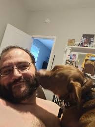 Pitbulls showing affection