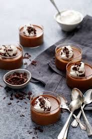 Chocolate Pumpkin Pots De Creme Love And Olive Oil Recipe Pumpkin Chocolate Creme Brulee Dishes Pot De Creme