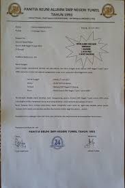 Sd/smp/sma … angkatan taun 2007. Contoh Undangan Reuni Kekinian Goresan