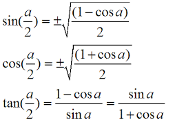 Sina = sin( 7π 8) = √2 +√2 2. Half Angle Formulas Free Math Help Writing Linear Equations Geometry Worksheets