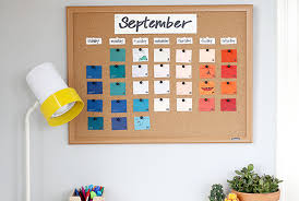 Each frame holds a 5x7 decorative background with the day of the week. 20 Creative Calendar Design Ideas