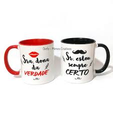caneca de ceramica com alca e parte interna vermelha e a outra preta verso com o nome do casal capacidade canecas canecas de ceramica canecas namorados