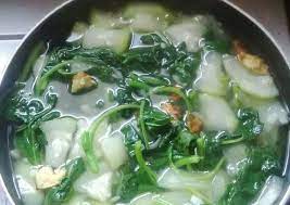 Resep Sayur Bening Bayam Dan Labu Putih Oleh Sulis Sutiani Recipe Tumis