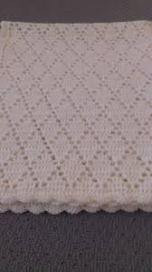 Handarbeit Hakeln Pure White Diamond Pattern Babydecke Babydecke Custom D Afgan Bebek Tig Kol Orgu Battaniye Tig Desenleri