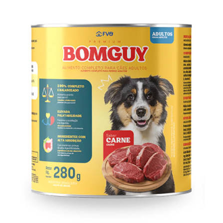 LATA - BOMGUY ADULTO CARNE - 280G