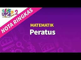 Kali ini kami kongsikan nota padat formula matematik tahun 6 upsr buat pelajar yang akan menduduki peperiksaan upsr tahun ini. Geng Upsr 2 Episod 5 Matematik Peratus Nota Ringkas