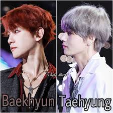 Exo's baekhyun and bts v i didn't really knew how to name this ship so, i just called it 'mom & son. 11 Exo Bts Ideas Taehyung And Baekhyun Bts And Exo Baekhyun