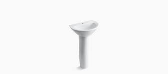 k 2175 1 parigi pedestal sink with