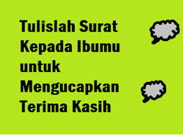 Surat pribadi adalah jenis yang dibuat hanya untuk keperluan pribadi dimana fungsinya sama dengan surat pada umumnya yaitu memberikan informasi, atau keperluan kepada orang lain, perusahaan, organisasi dan lain sebagainya. Tulislah Surat Kepada Ibumu Untuk Mengucapkan Terima Kasih Operator Sekolah