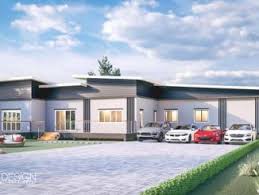 A luxury sloping roof in gable roof is design is choose to this home, for instance. Whopping Five Bedroom Bungalow Ulric Home