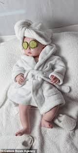 Great savings & free delivery / collection on many items. Mother Of Two Quit Her Job To Launch A Baby Spa Offering Facials And Jacuzzi Bubble Baths Daily Mail Online