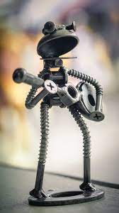 Diy Metal Welding Art Guitar Man In 2021 Scrap Metal Art Metal Artwork Metal Sculpture