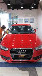 japan crystal coating of audi polishing work for car coating