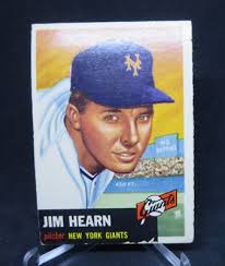 1953 Topps #38 Jim Hearn New York Giants VG WD