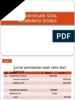 Laba per jumlah saham akan diperoleh dan dapat diperjualbelikan dibawah atau diatas harga wajar sehingga perusahaan memperoleh keuntungan ditahun pajak berjalan. Contoh Soal Penggabungan Usaha Akl 2 Pdf