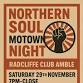 Northern Soul & Motown Night event in Morpeth