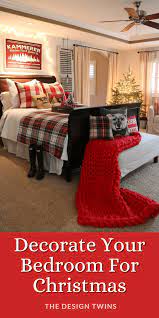 Decorating The Ultimate Christmas Bedroom Is Easy And Fun Use Our Simple And Inexpensive In 2021 Christmas Bedroom Christmas Decorations Bedroom Christmas Table Cloth