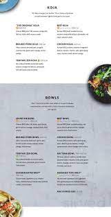 Maybe you would like to learn more about one of these? Koja Kitchen Menu In Rocklin California Usa