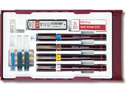Select product category compasses ; Buy Rotring Rapidograph Ink Drawing Pen Set Online At Modulor