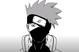 This tutorial shows the sketching and drawing steps from start to finish. Kakashi Naruto Drawing Easy