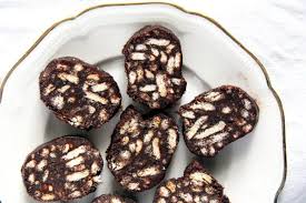 Biscuit Salami Romanian Salam De Biscuiti Recipe Romanian Desserts Baby Food Recipes Chocolate Biscuits