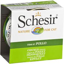 Schesir Natural Cat Food Chicken Fillets In Jelly Tins 85g Pet Food Malta