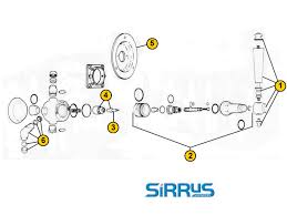 Sirrus Ts1500 Antique Shower Spares And Parts Sirrus Ts1500 National Shower Spares