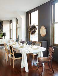 White, taupe, and brown tones are on the rise and pair beautifully with wooden accents and other dining room furniture. 30 Best Dining Room Paint Colors Color Schemes For Dining Rooms