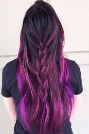 35 Unique Purple And Black Hair Combinations Purple Hair Dyed Hair Purple Permanent Purple Hair Dye