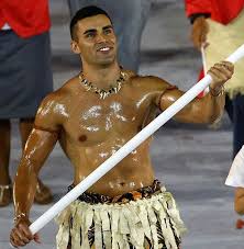 Not a lot of people would have any memory regarding the 2016 rio olympics opening ceremony except the presence of tonga's shirtless olympic flag bearer. Pita Taufatofua Taekwondo Tonga Olympics Opening Ceremony Tonga Flag Olympic Flag
