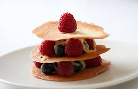 Ce Week End J Ai Eu Envie D Un Joli Dessert Avec Tout Ce Que J Aime Le Gout Acidule Du Citron Des Fruits Rouges Sans Gluten Tuiles Aux Amandes Alimentation