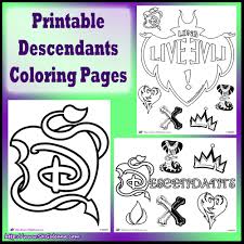 Discover these free fun coloring pages for children inspired by descendants!. Free Disney Descendants Coloring Pages Skgaleana