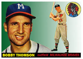 Braves trade a pair of southpaws to the Giants for Bobby Thomson (February  1, 1954)