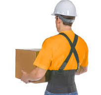BraceAbility Work Back Brace - Industrial Lower Back Pain Protection Belt  for Men and Women in Construction, Moving, Warehouse Jobs - Removable ...