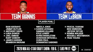Asg will not be open to the public (1:21). Nbaallstar On Twitter Teamgiannis X Teamlebron Team Captains Giannis Antetokounmpo And Lebron James Will Select From The Nbaallstar Player Pool In The Nba All Star 2020 Draft Show Thursday Feb 6 7 00pm Et Nbaontnt
