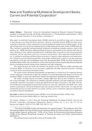 As the eu bank, we provide finance and expertise for sustainable. Pdf New And Traditional Multilateral Development Banks Current And Potential Cooperation