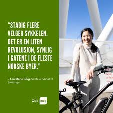 Bli kvitt fossilbilen snarest mulig. Lan Marie Nguyen Berg Photos Facebook