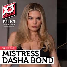 Mistress Dasha Bond | SF & NYC Dominatrix on X: Come meet me at @x3expo  this Friday & Saturday! Along side so many other gorgeous Dommes!  @justineplays @GoddessKyaa @mistresslarklax @mistress__moda  @GreekGoddess195 @thebklynbully @
