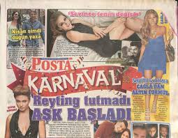Posta Gazetesi Karnaval Eki 4 Ocak 2015 - Selülitli Kadınlara Çağla  Şikelden Altın Formül - Orhan Gencebay İle Eşi Sevim Emre GZ136289