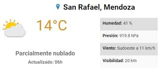 El Tiempo En San Rafael Comienza A Bajar La Temperatura Mendoza Post