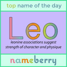 Though Leo Was The Name Of 13 Popes It Took Leonardo Dicaprio To Make This Name Popular In The Us Names With Meaning Baby Names Popular Baby Names