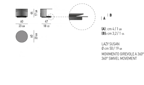 Use a large lazy susan in place of a coffee table tray as an easily accessible home for magazines, reading glasses, television remotes and more. Richer Coffee Tables En