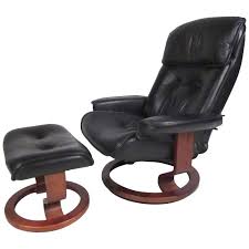 Danish Modern Leather Recliner Ottoman A Pair Leather Recliner Scandinavian Recliner Chairs Modern Recliner