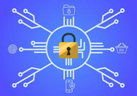 cyber security and lock download free vectors clipart graphics vector art cyber security and lock download free