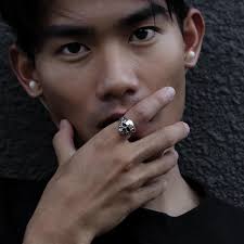 Sterling Silver Chunky Hand Made Skull Ring, Finely Detailed Vintage Look  Morbid Gothic Unisex Ring, Death and Rebirth Jewelry, Halloween