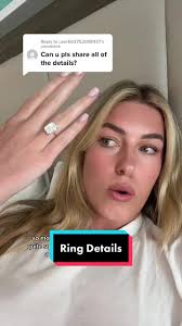 Replying to @user602752008437 details of my baby ✨💍 #engagmentring  #engaged #radiantdiamond #engagement #elongatedradiant