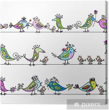 Lustige vögel stockfoto bild 103540872 alamy. Leinwandbild Lustige Vogel Nahtlose Muster Fur Ihr Design Pixers Wir Leben Um Zu Verandern
